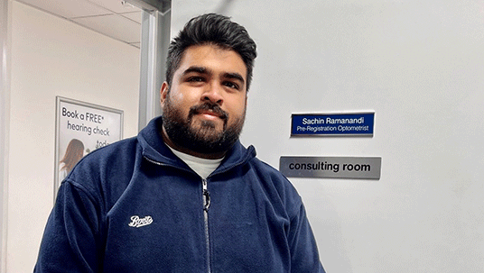 Sachin, Pre-registration Optometrist