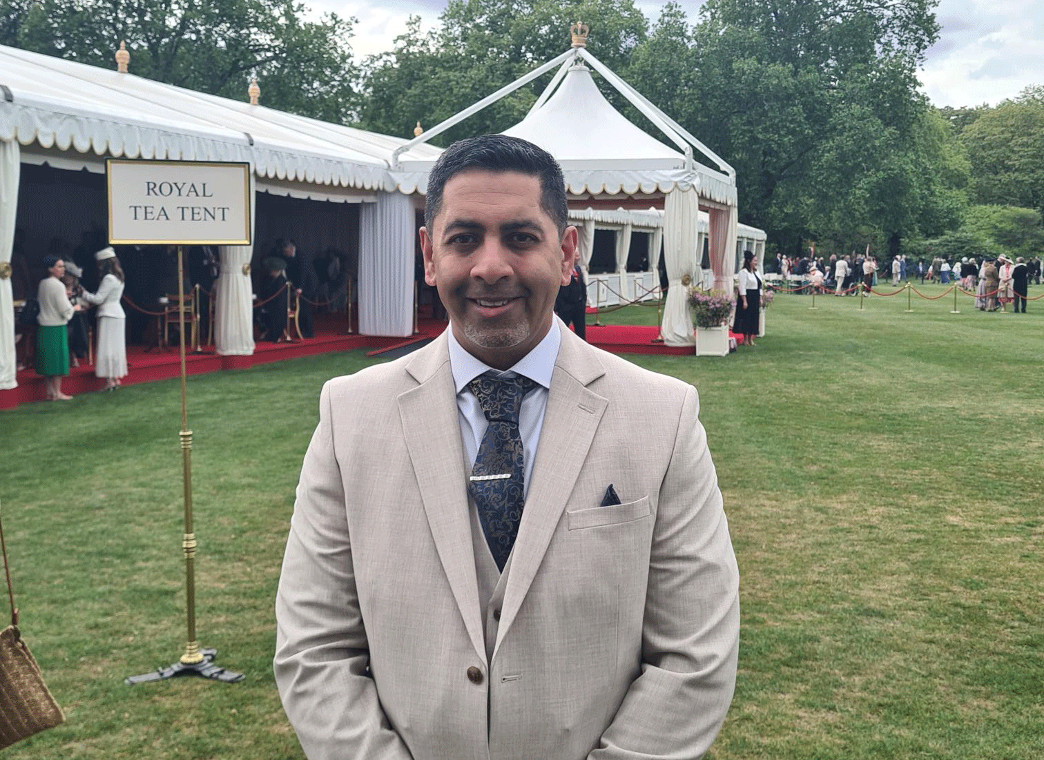 Amar at an event